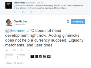 Bitcoinist_Charlie Lee Development