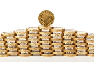 Gold coins