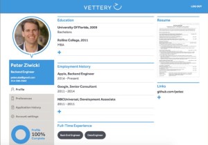 Vettery Application