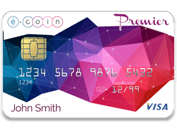 e-coin debit card