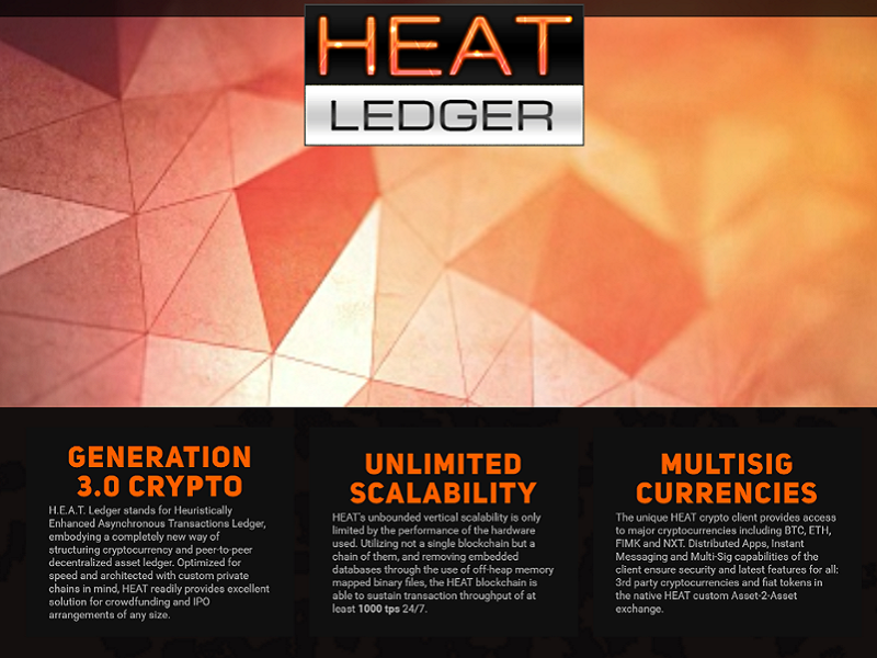 HEAT ledger