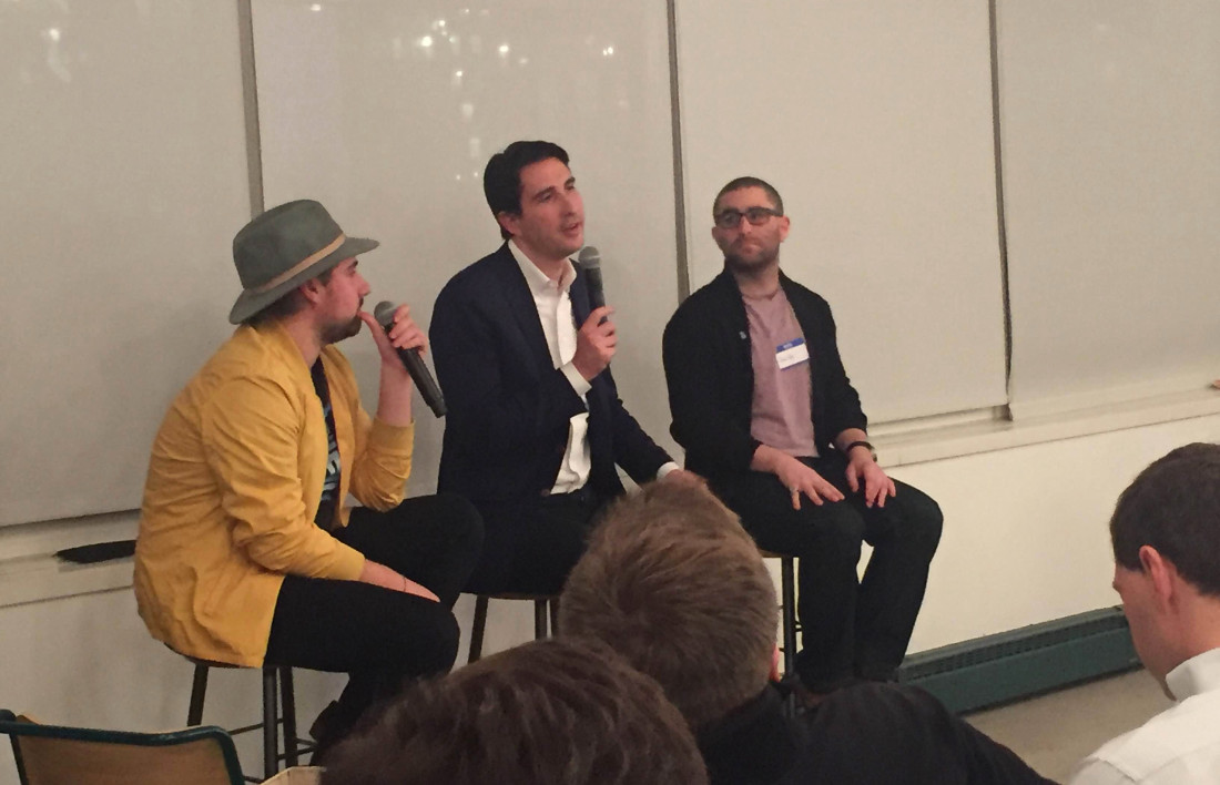 CoinDesk on Tap Santori Shrem Rizzo Panel