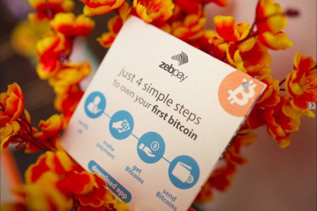 Zebpay Bitcoin booth at Indian wedding