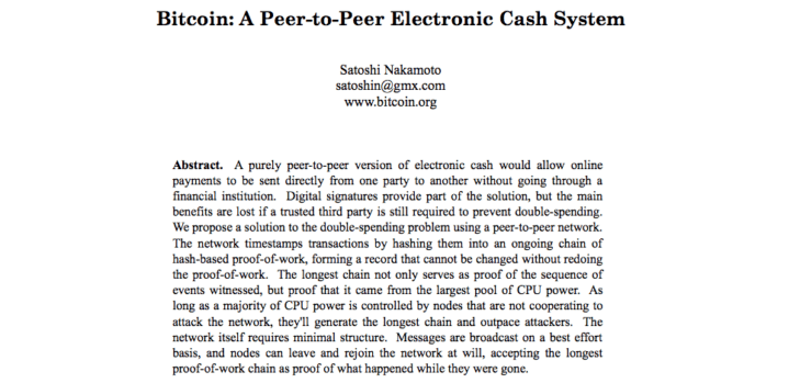 Bitcoin Whitepaper