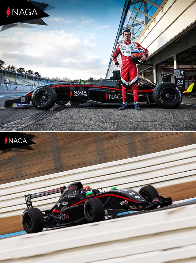 Partnership with the Formula Racing Team of Vladimiros Tziortzis