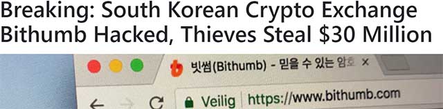 eToro - Bithumb hacked