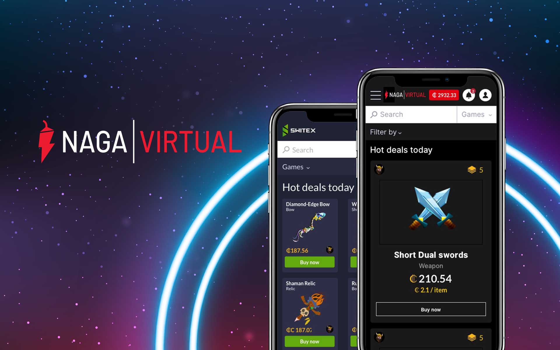 Switex Becomes NAGA VIRTUAL