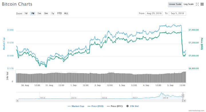 Amidst the announcement from Goldman Sachs, the price of Bitcoin and other cryptocurrencies has experienced a significant decline.