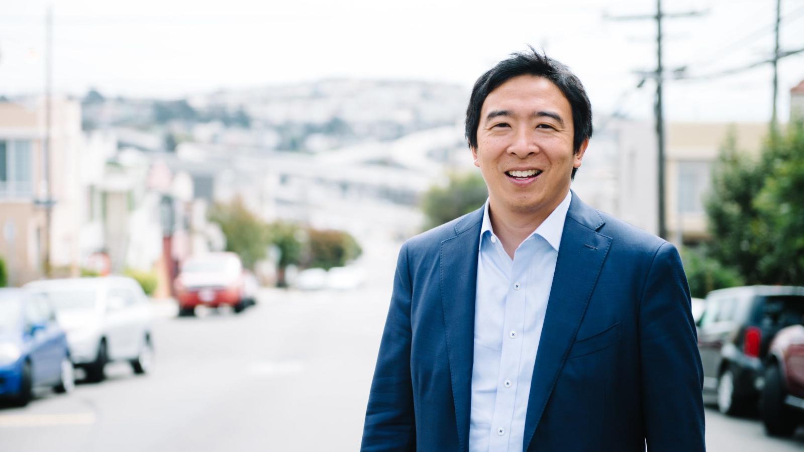 andrew yang bitcoin