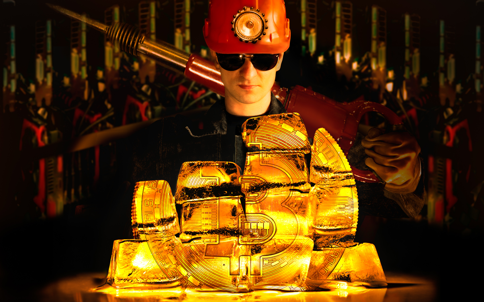 bitcoin blockchain gold miners