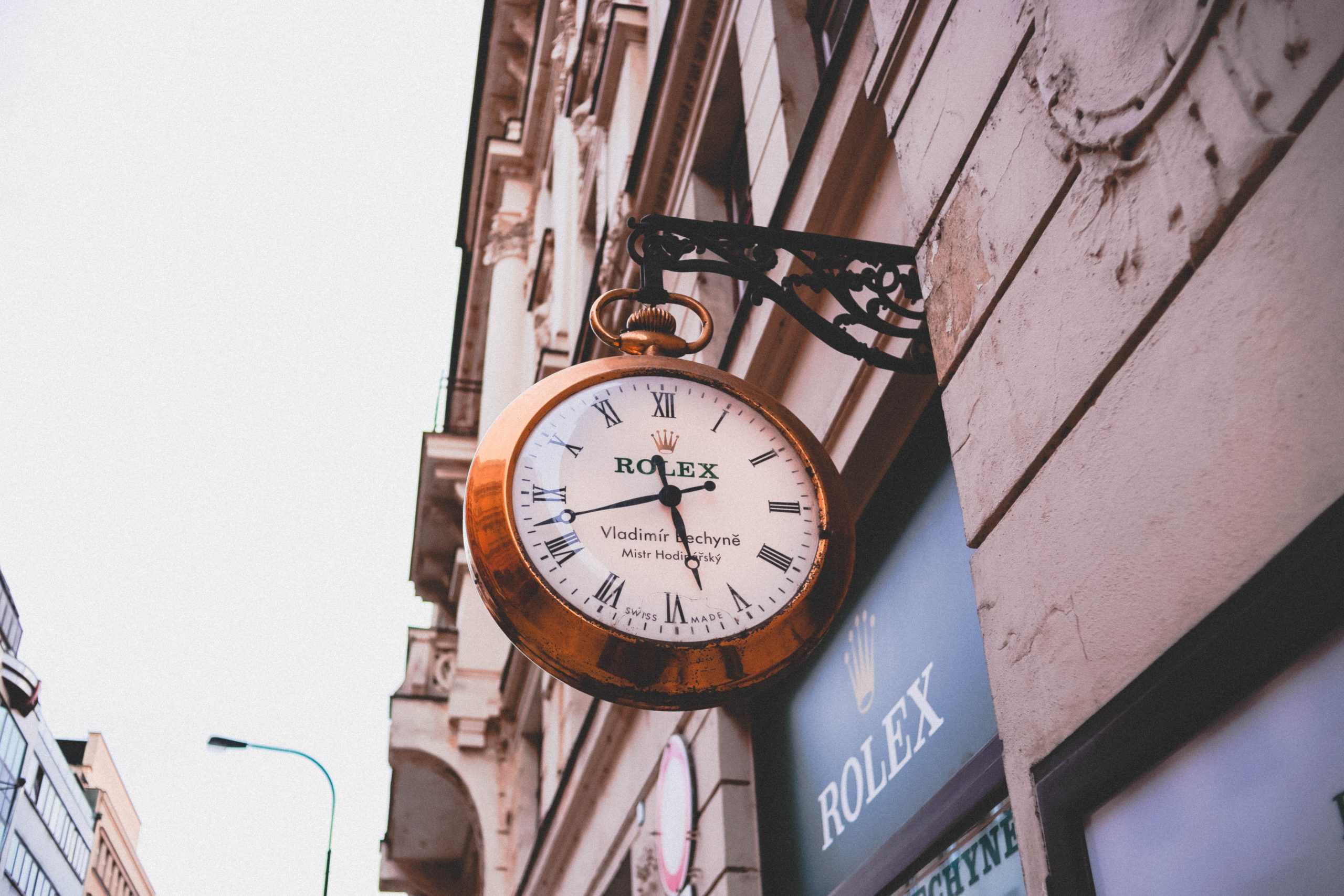 The outside of a Rolex store for the Rolex NFT story