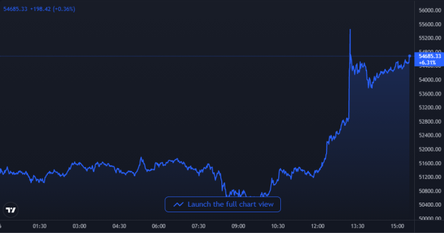 Bitcoin Price Chart