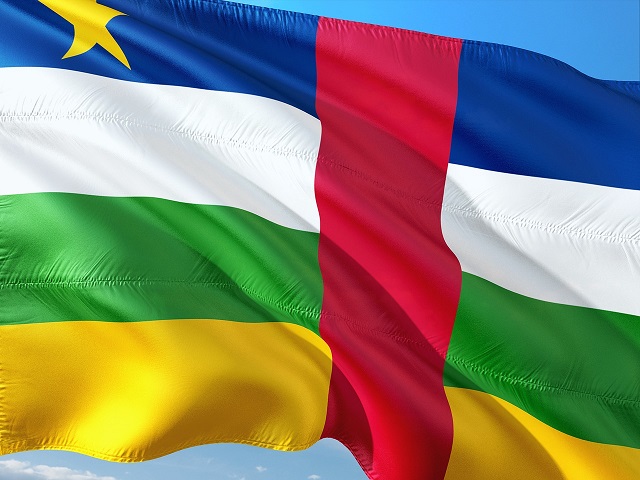 Central African Republic Flag