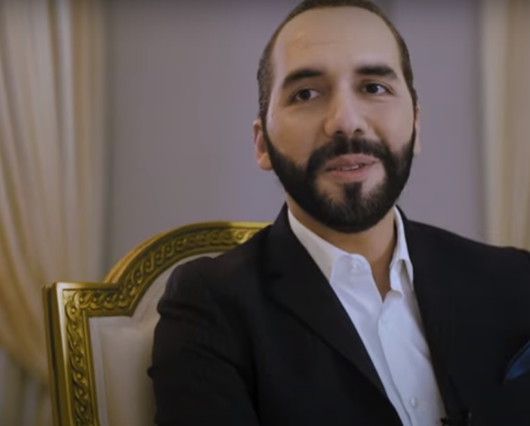 Nayib Bukele, screenshot