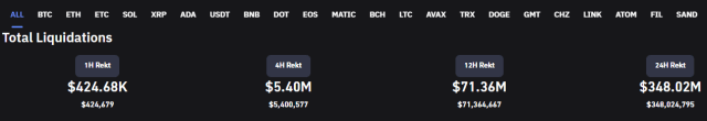 Crypto Bitcoin Futures Liquidations