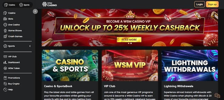 WSM Casino offers some of the best payouts in the gambling industry.