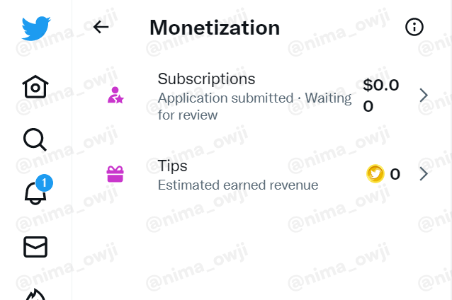 Twitter monetization