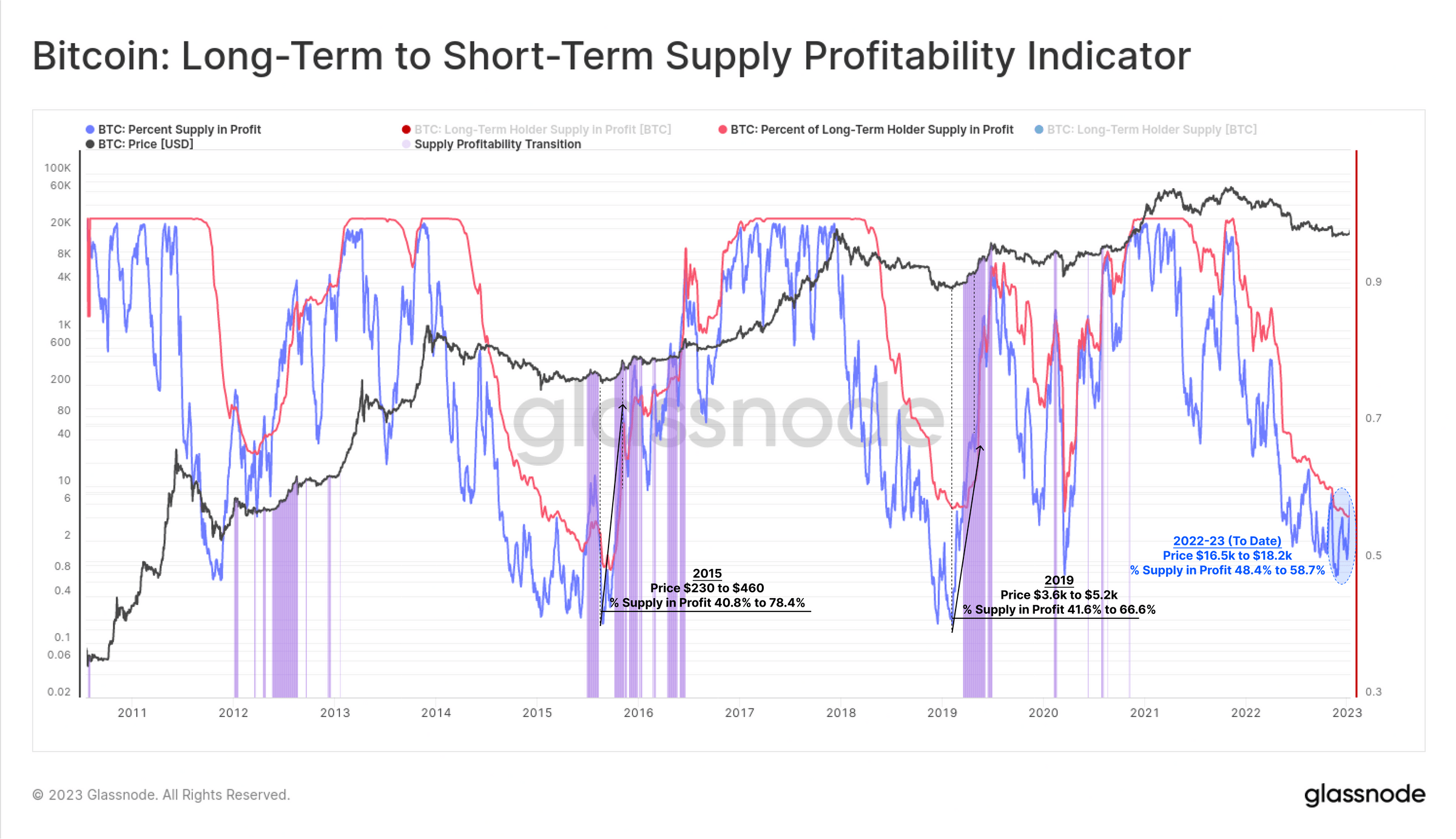 Bitcoin Long-Term To Short-Term Profitability