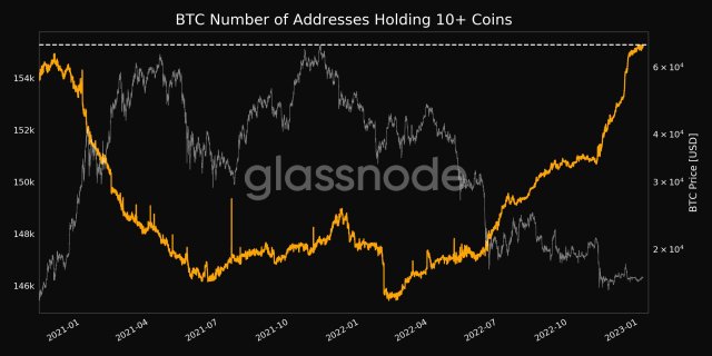 bitcoin 10+ BTC