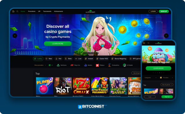 Katsubet Casino Bitcoin Bonus