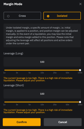 Bybit Leverage Settings