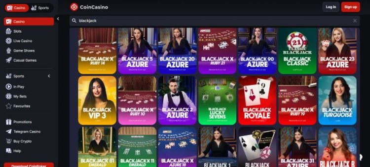 CoinCasino Ethereum Blackjack