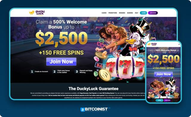 Duckyluck Casino with real money