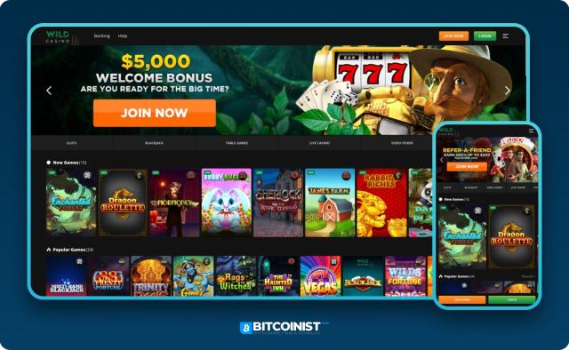 Wild real money online casino