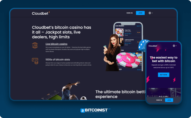 Cloudbet Casino and Sportsbook