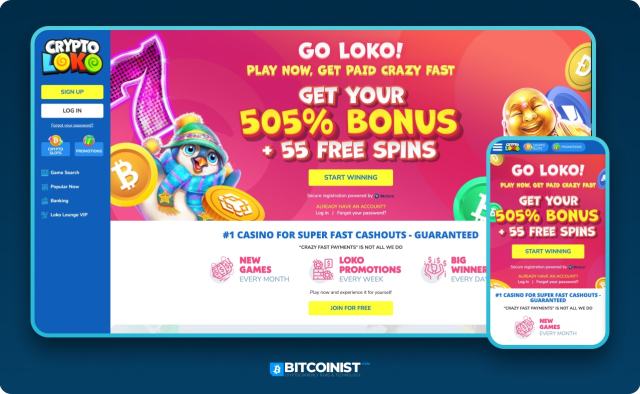 Crypto loko Canada bitcoin casino