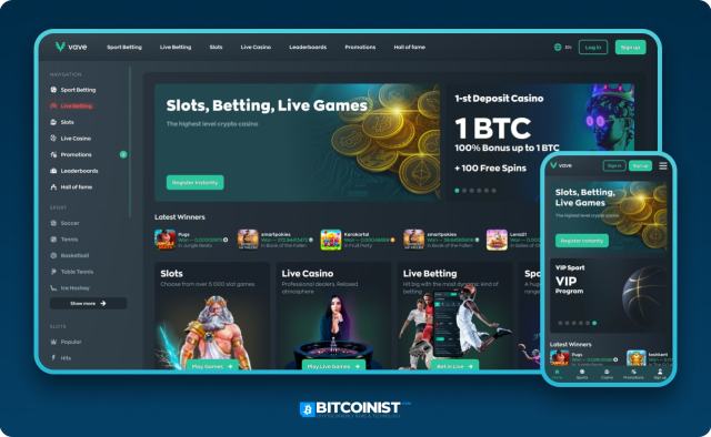 Vave Canada bitcoin casino