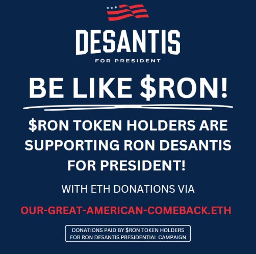 ron ron token desantis