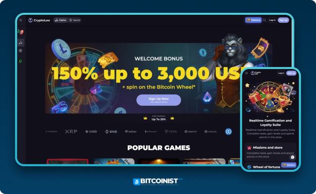 Bitcoin casino cryptoleo