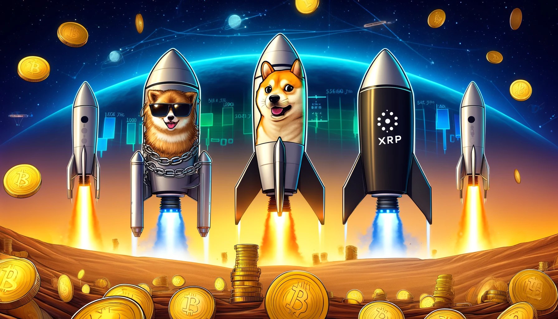 Dogecoin XRP Cardano