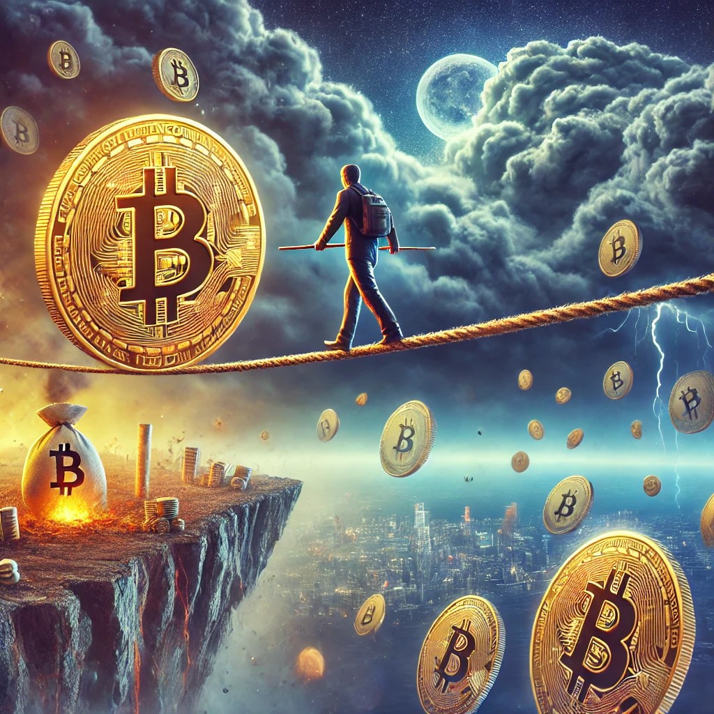 Bitcoin Tightrope