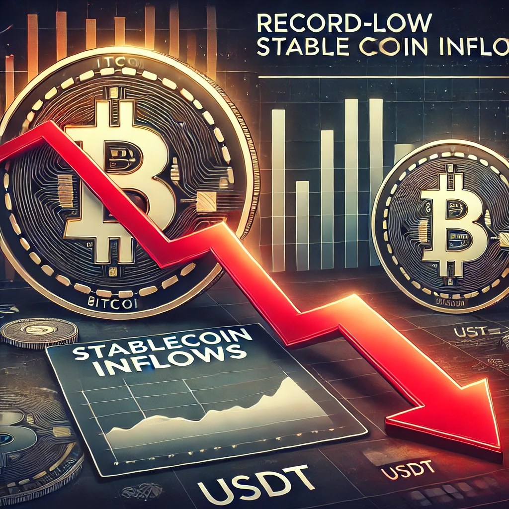 Stablecoin Inflows Hit Record Lows: Is Bitcoin’s Downturn Far From Over?