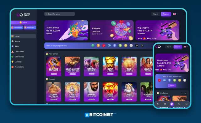 BTC Casino Cryptogames