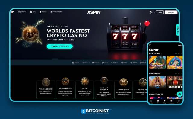 Xspins bitcoin casino