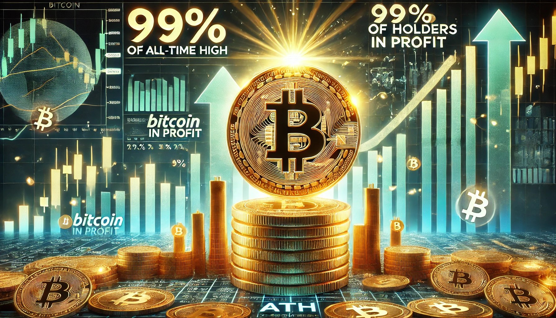 99% Of Bitcoin Holders Are In Profit As Bitcoin Pushes To ATH – Time For A Breakout?