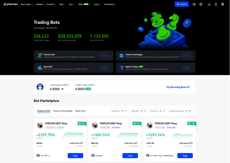 trading bot marketplace