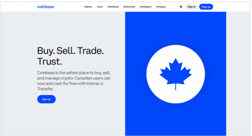 Coinbase Canadian users