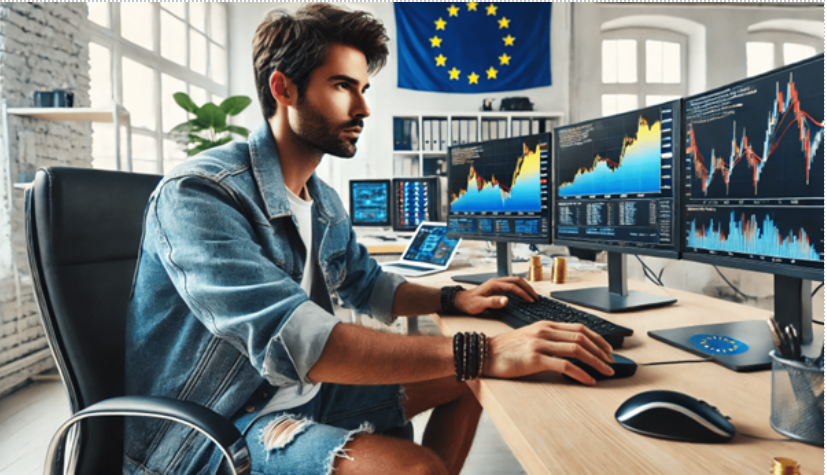 European crypto trading live