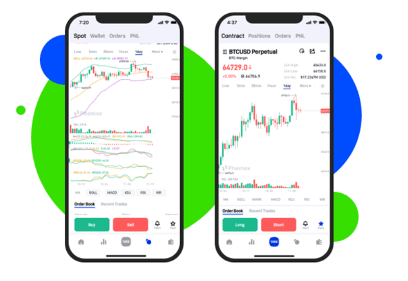 phemex app overview 