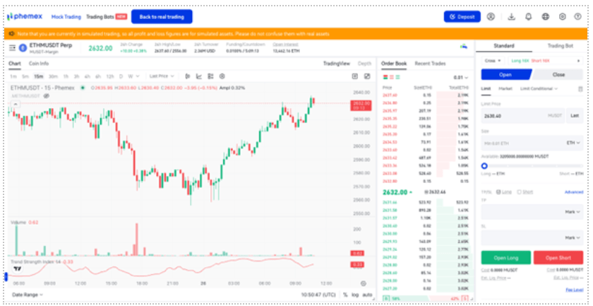 simulated trading platform  