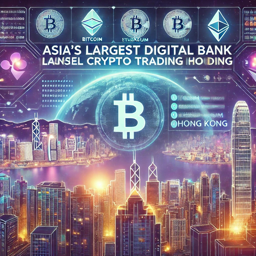 Asia’s Largest Digital Bank Launches Retail Crypto Trading in Hong Kong—Details