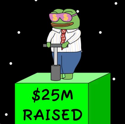 Wall Street Pepe raises $25M in less than two weeks