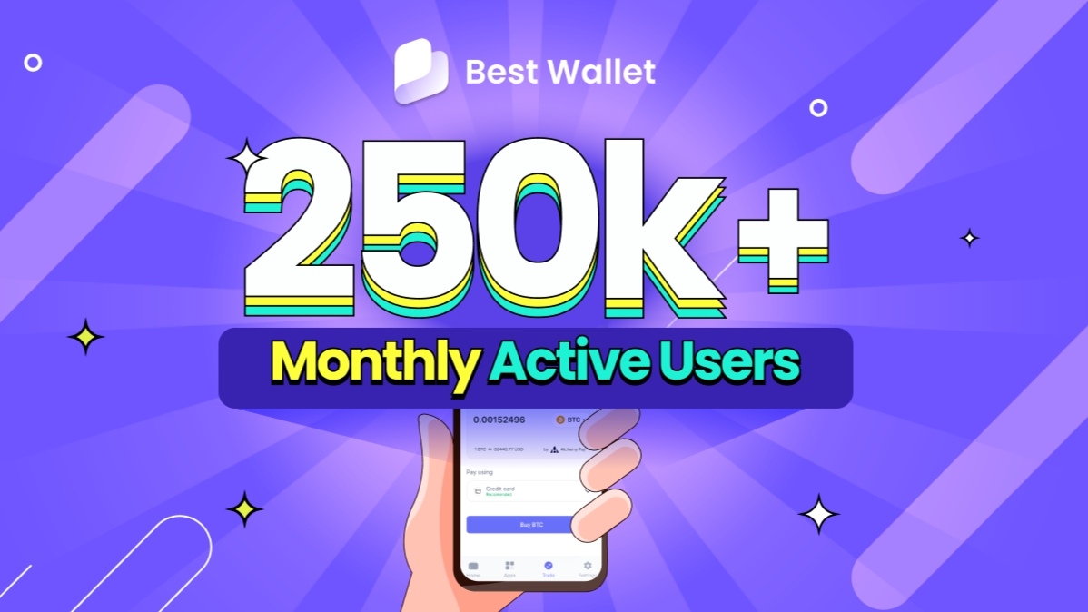 Best Wallet มียอดผู้ใช้งานรายเดือนทะลุ 250,000 ราย - หรือนี่จะเป็น Crypto & Bitcoin Wallet ที่ดีที่สุด?