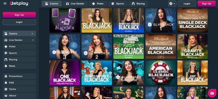 BetPlay Bitcoin Blackjack