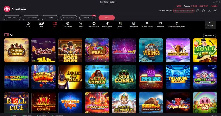 CoinPoker Casino Slots