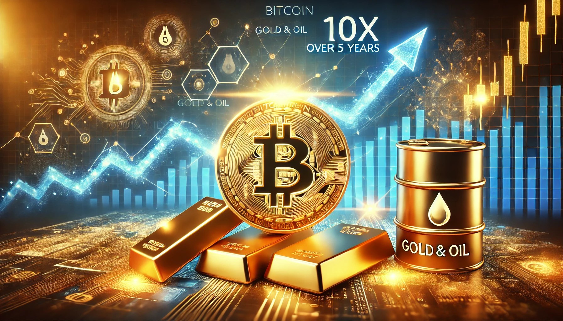 Bitcoin Outshines Gold And Oil By 10x In 5 Years As Demand For Digital Store Of Value Soars – Insights